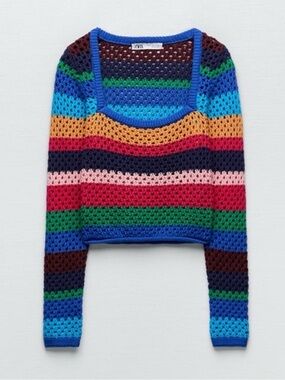 Zara Striped Knit Sweater